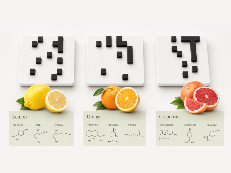 QR Taxonomy scent encoding system